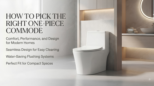How to Pick the Right One-Piece Commode for Your Home