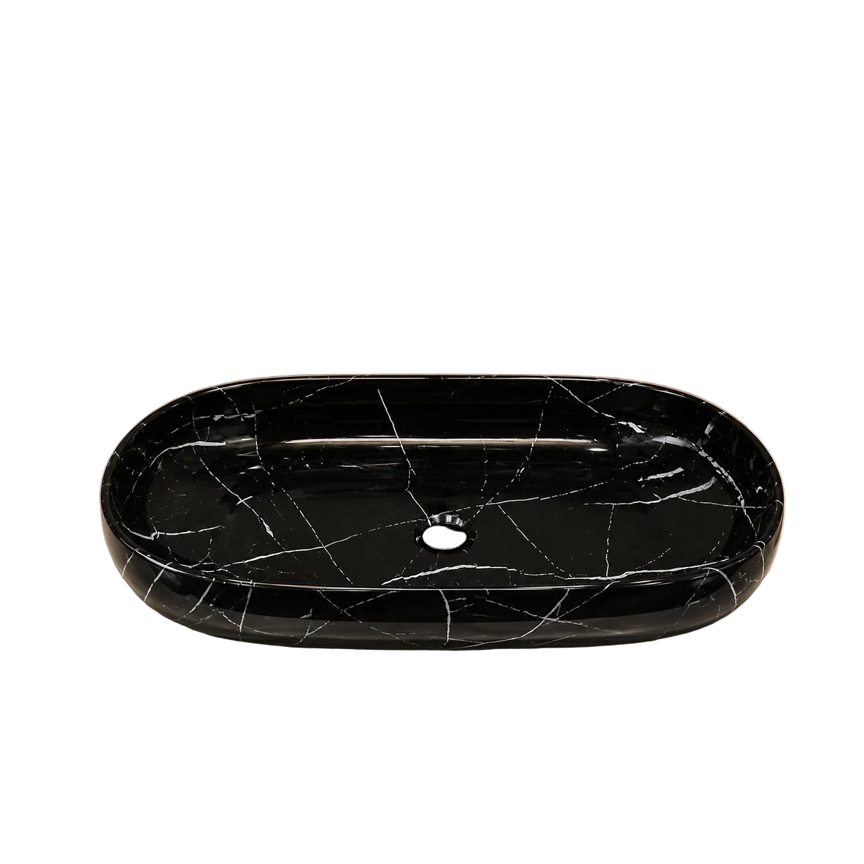 Black Marble Countertop Basin Imported