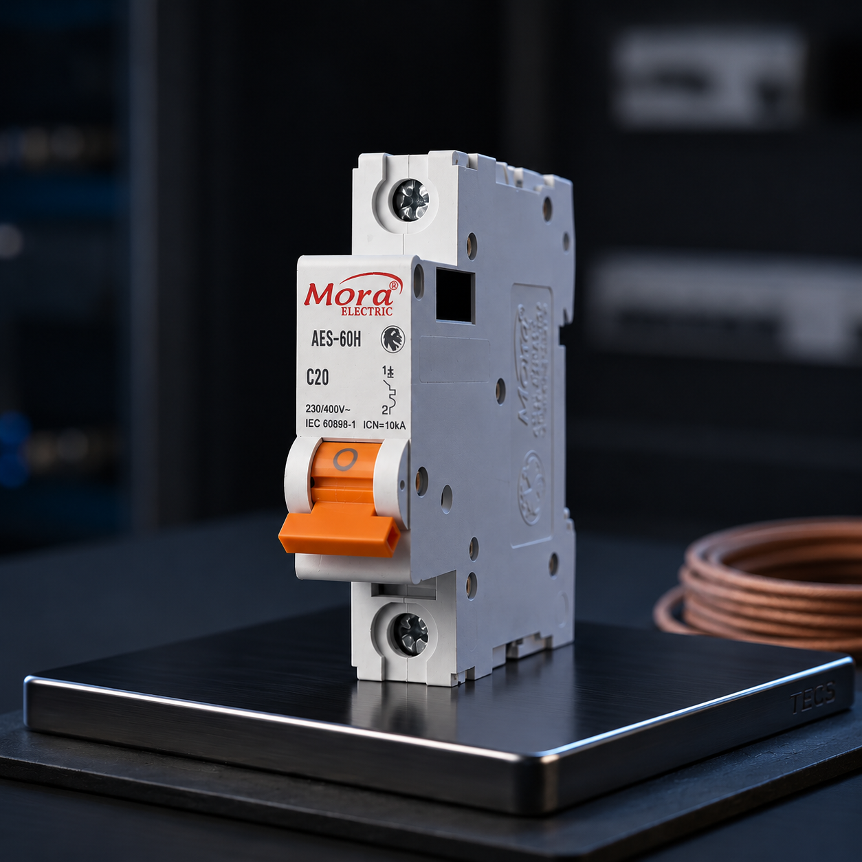 Mora 1P 20A AC MCB Circuit Breaker 230/400V