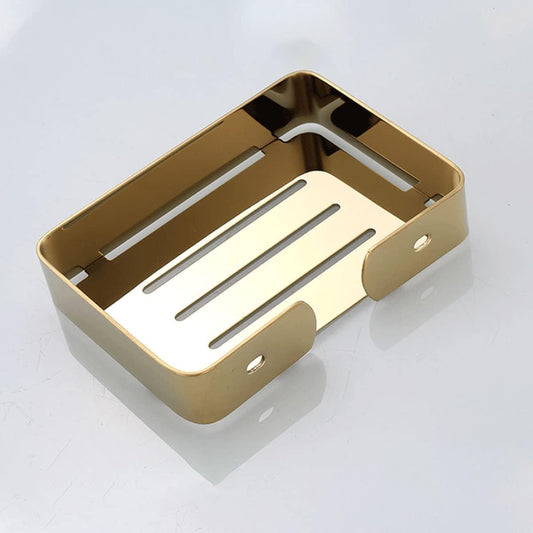 GOLDEN STAINLESS STEEL SOAP DISH