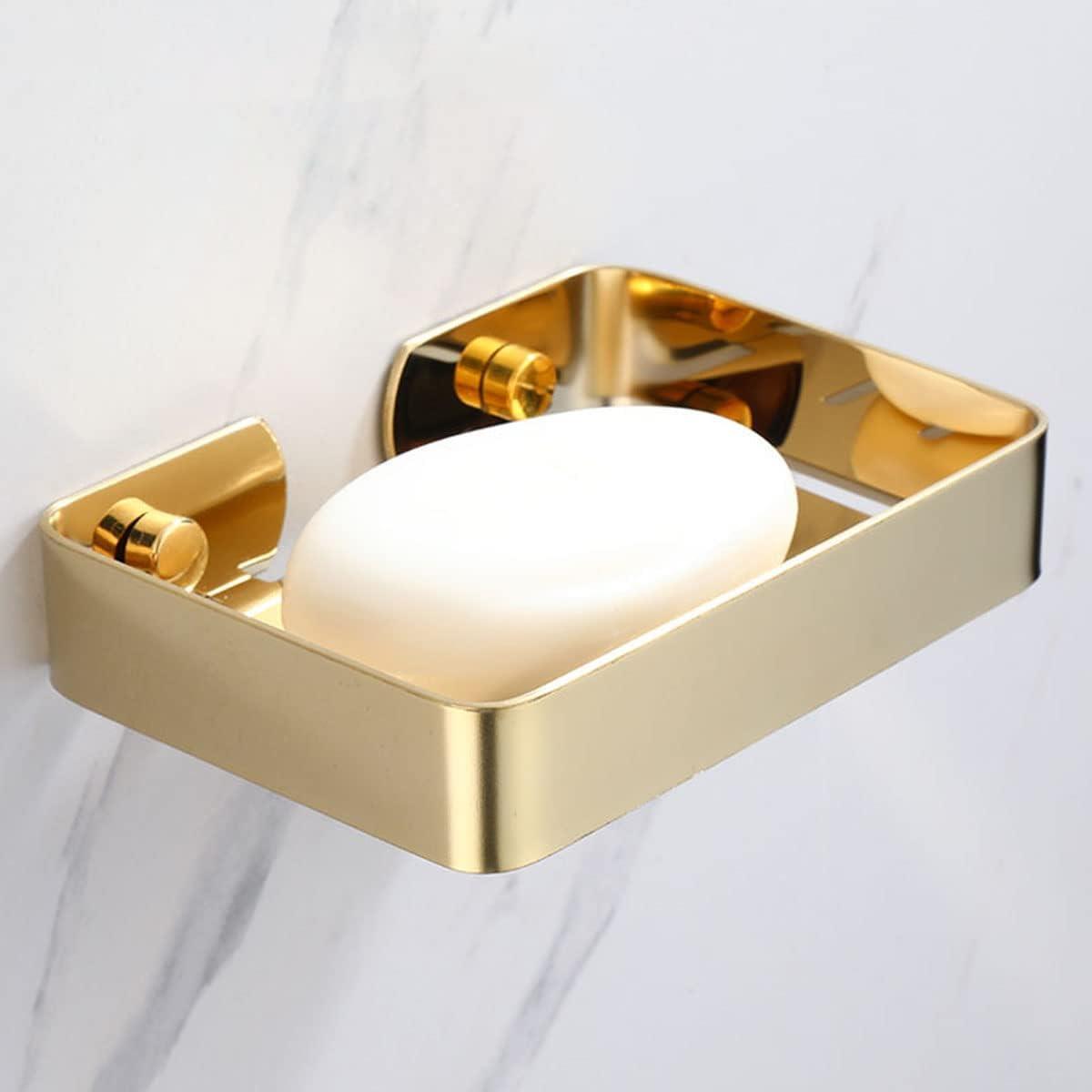 GOLDEN STAINLESS STEEL SOAP DISH