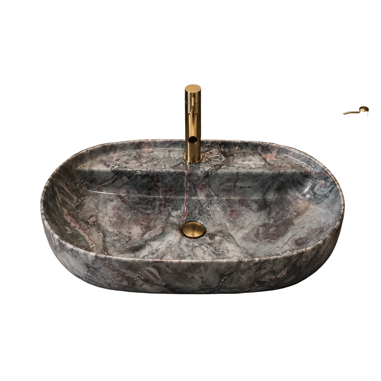 Rustic Jasper Marble Basin Imported