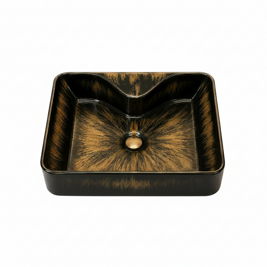 Gold Burst Black Basin Imported