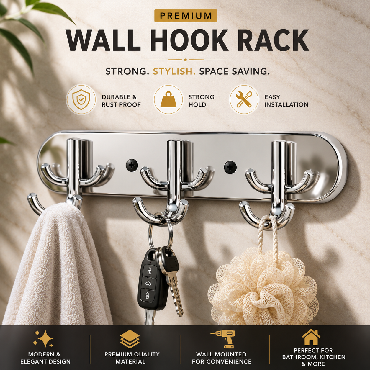 Wall Hook Rack
