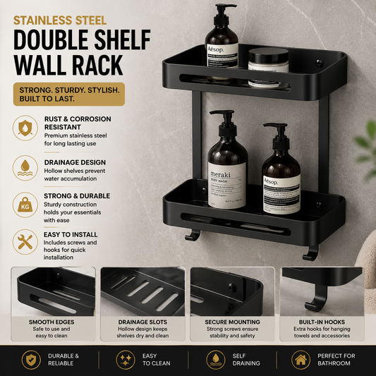 2-Tier Wall Rack