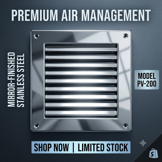 Stainless Steel Shutter Vent