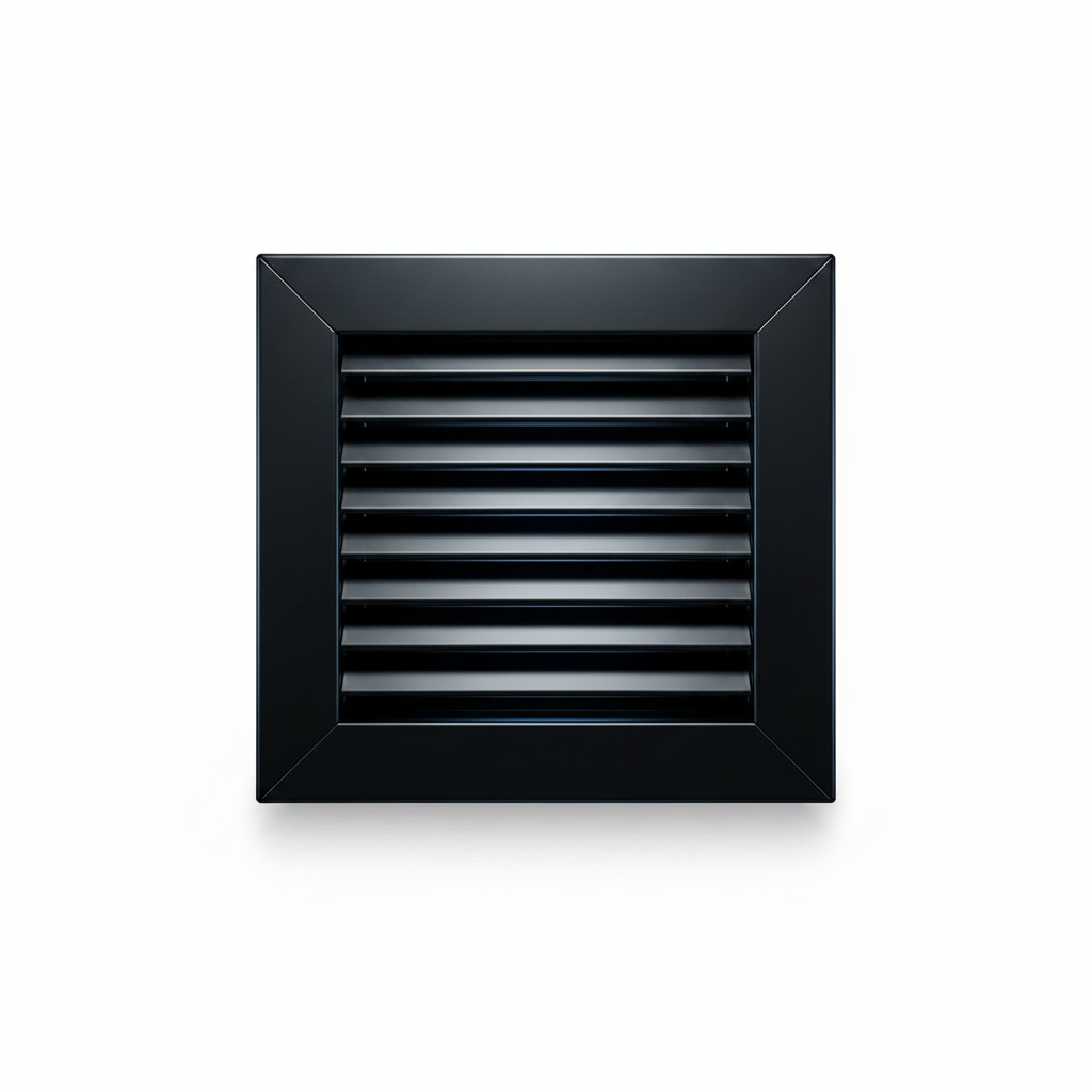 Matte Black Steel Exhaust Vent