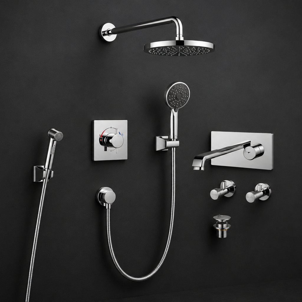 PORTA HD 848 CP | Concealed Shower Set