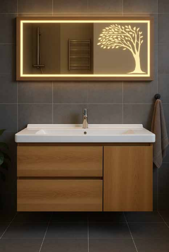 Rankoli LED Tree Mirror Vanity Set RAN-L-01