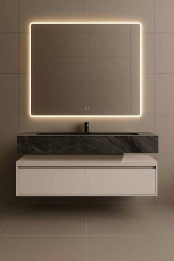 Rankoli LED Double Vanity Set RAN-S-888