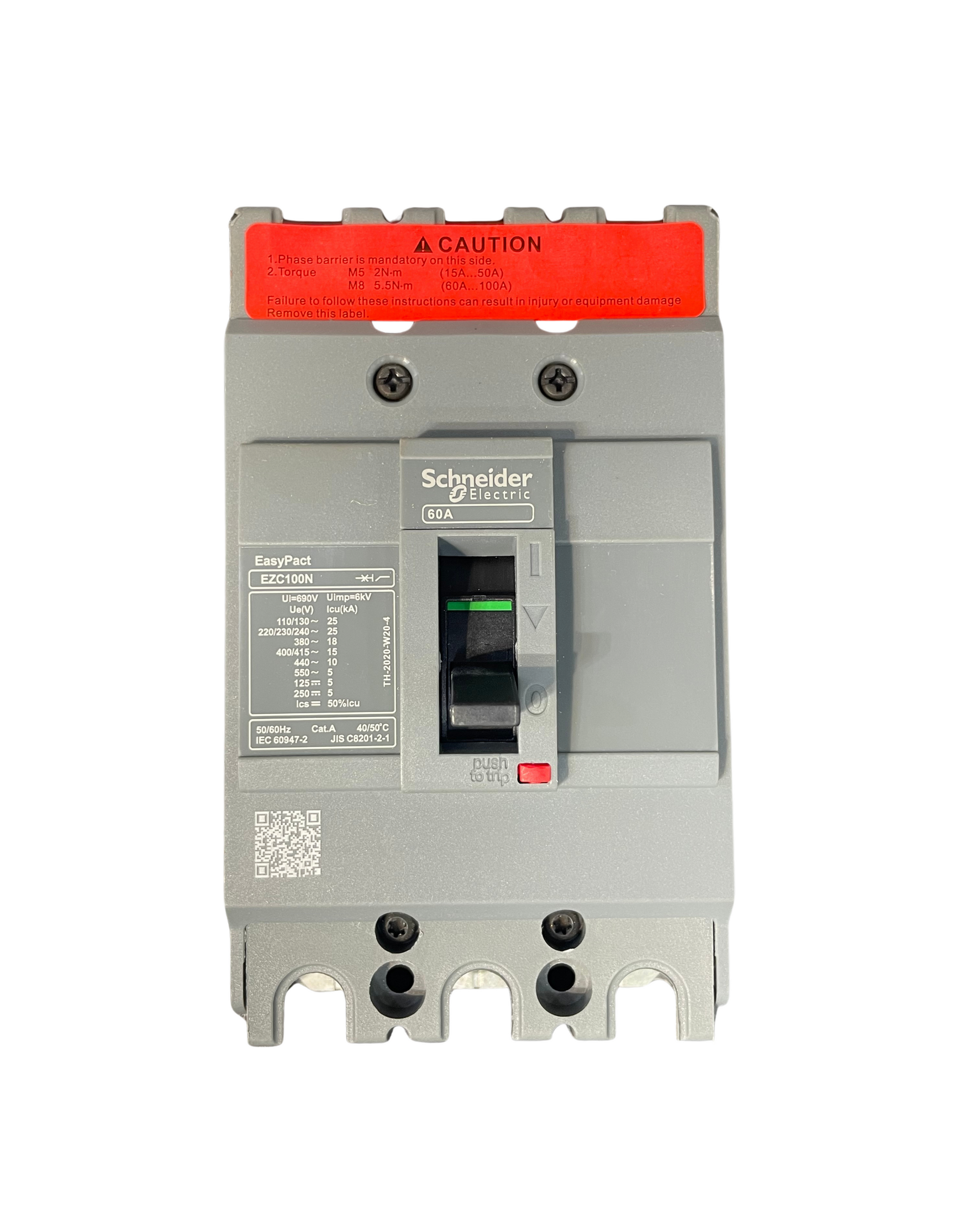 EasyPact EZC100N Main TP 60A Schneider (Made in China)