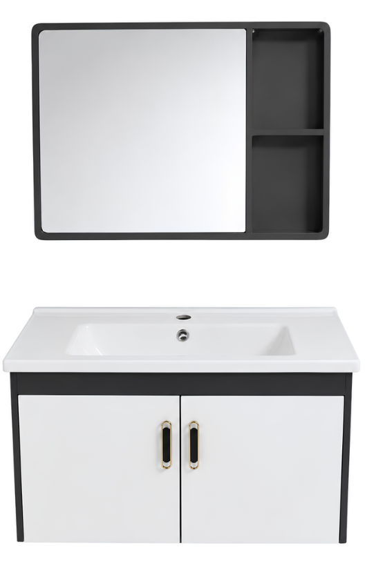Wahkit 32-inch bathroom vanity with sleek countertop, modern design, and ample storage space, featuring a stylish white finish.