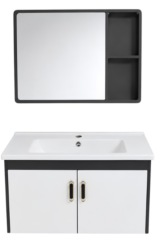 Wahkit 32-inch bathroom vanity with sleek countertop, modern design, and ample storage space, featuring a stylish white finish.