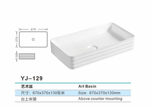 Rankoli YJ-129 Wash Basin