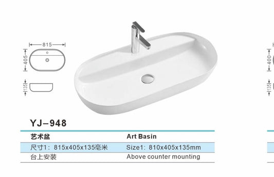 Rankoli YJ-948 Wash Basin