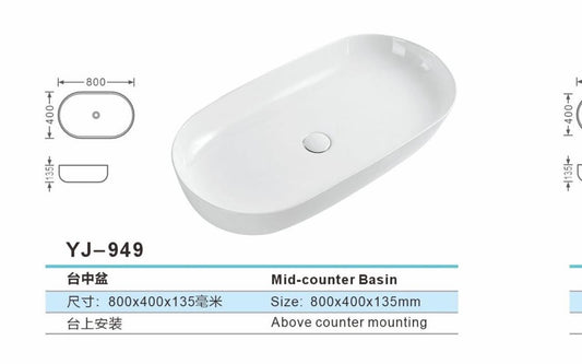 Rankoli YJ-949 Wash Basin