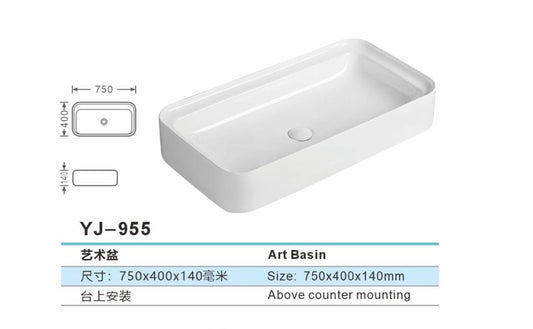 Rankoli YJ-955 Wash Basin