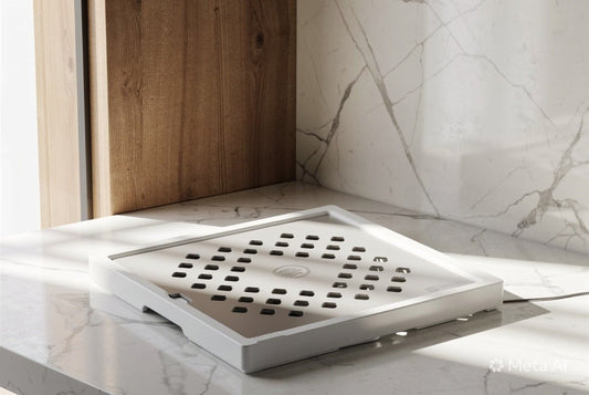F4 - Floor Waste Stainless Steel Top - Hijazi Electric and Sanitary