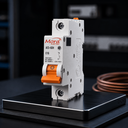 Mora 1P 16A AC MCB Circuit Breaker 230/400V - Hijazi Electric and Sanitary