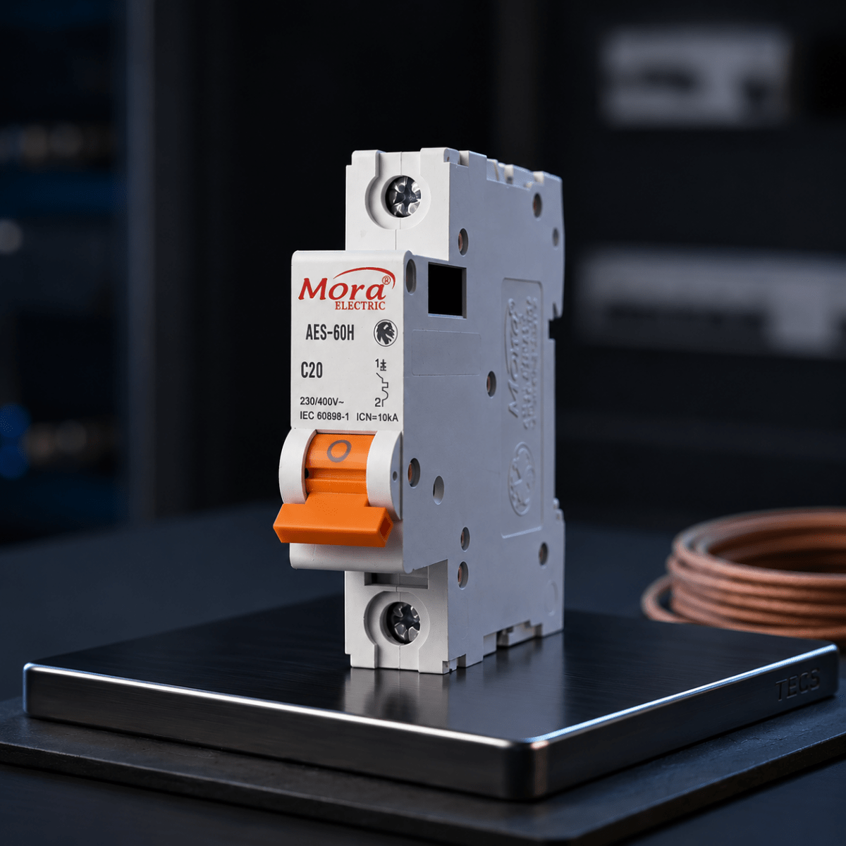 Mora 1P 20A AC MCB Circuit Breaker 230/400V - Hijazi Electric and Sanitary