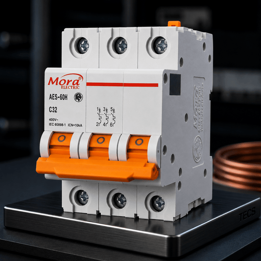 Mora 3P 32A AC MCB Circuit Breaker 230/400V - Hijazi Electric and Sanitary
