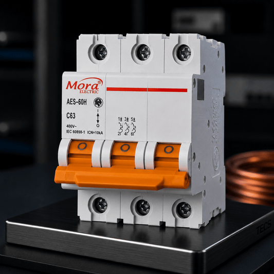 Mora 3P 63A AC MCB Circuit Breaker 230/400V - Hijazi Electric and Sanitary