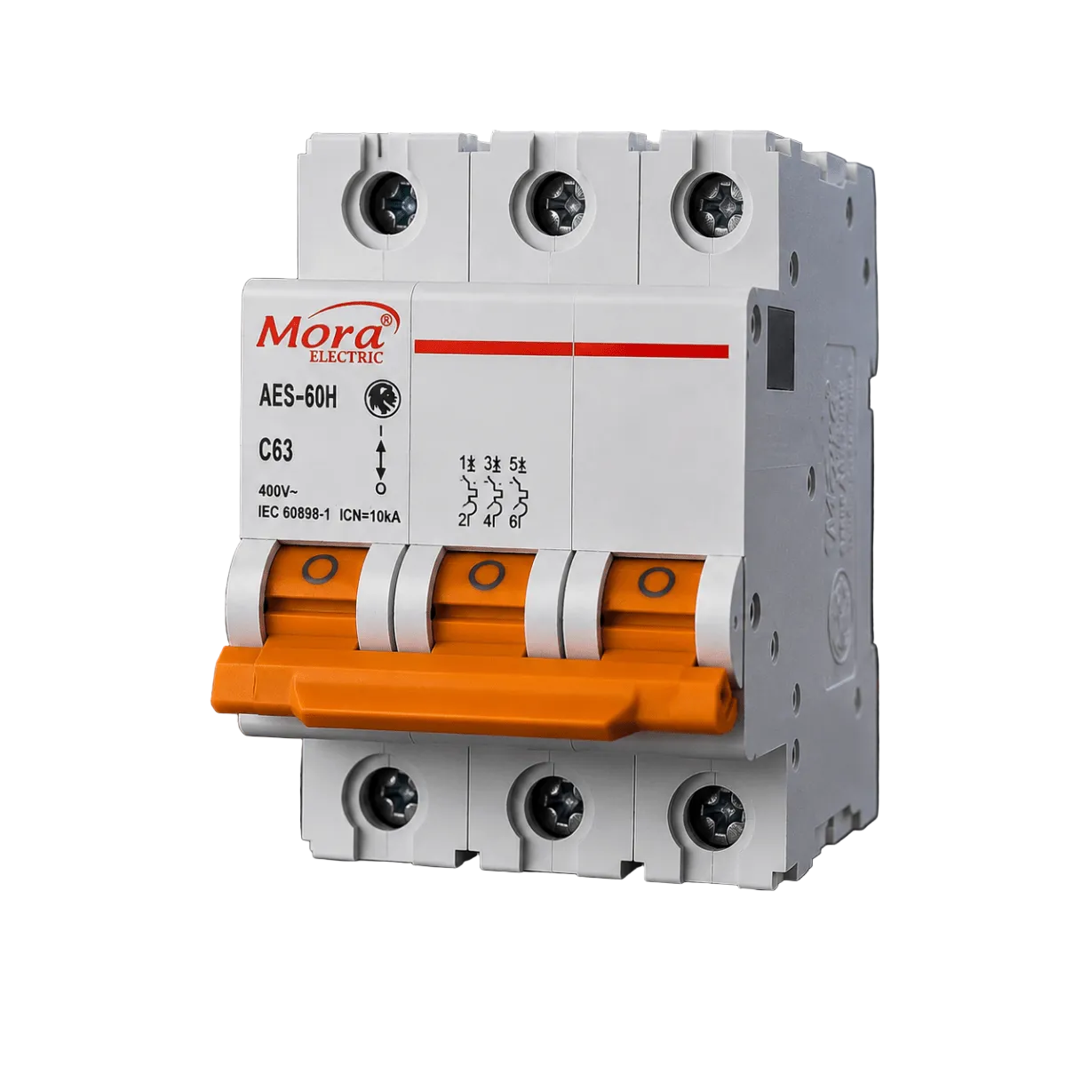 Mora 3P 63A AC MCB Circuit Breaker 230/400V - Hijazi Electric and Sanitary