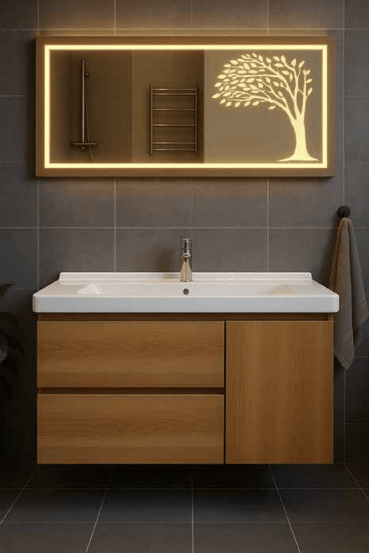 Rankoli LED Tree Mirror Vanity Set RAN-L-01 - Hijazi Electric and Sanitary