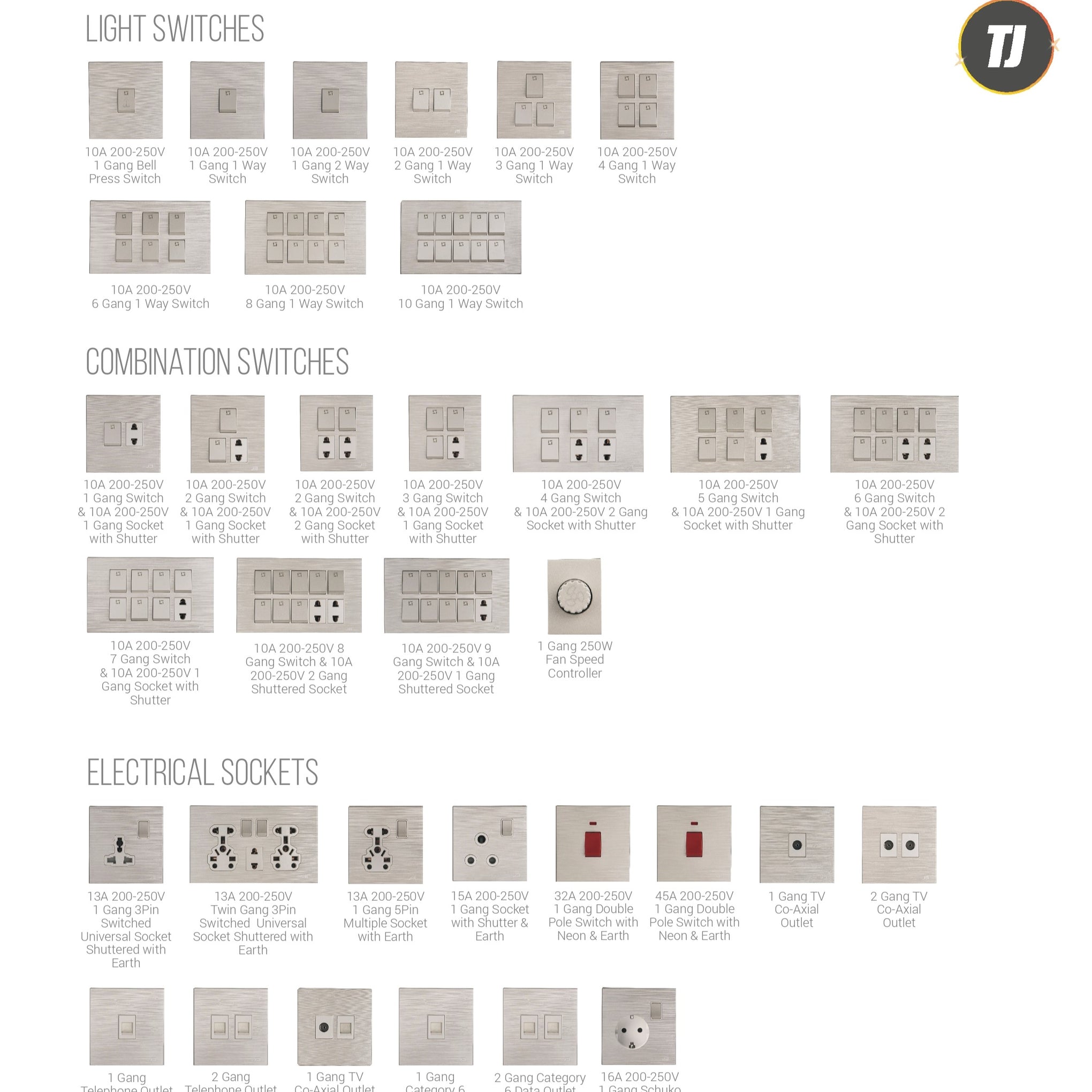 TJ SWITCHES- JB SERIES