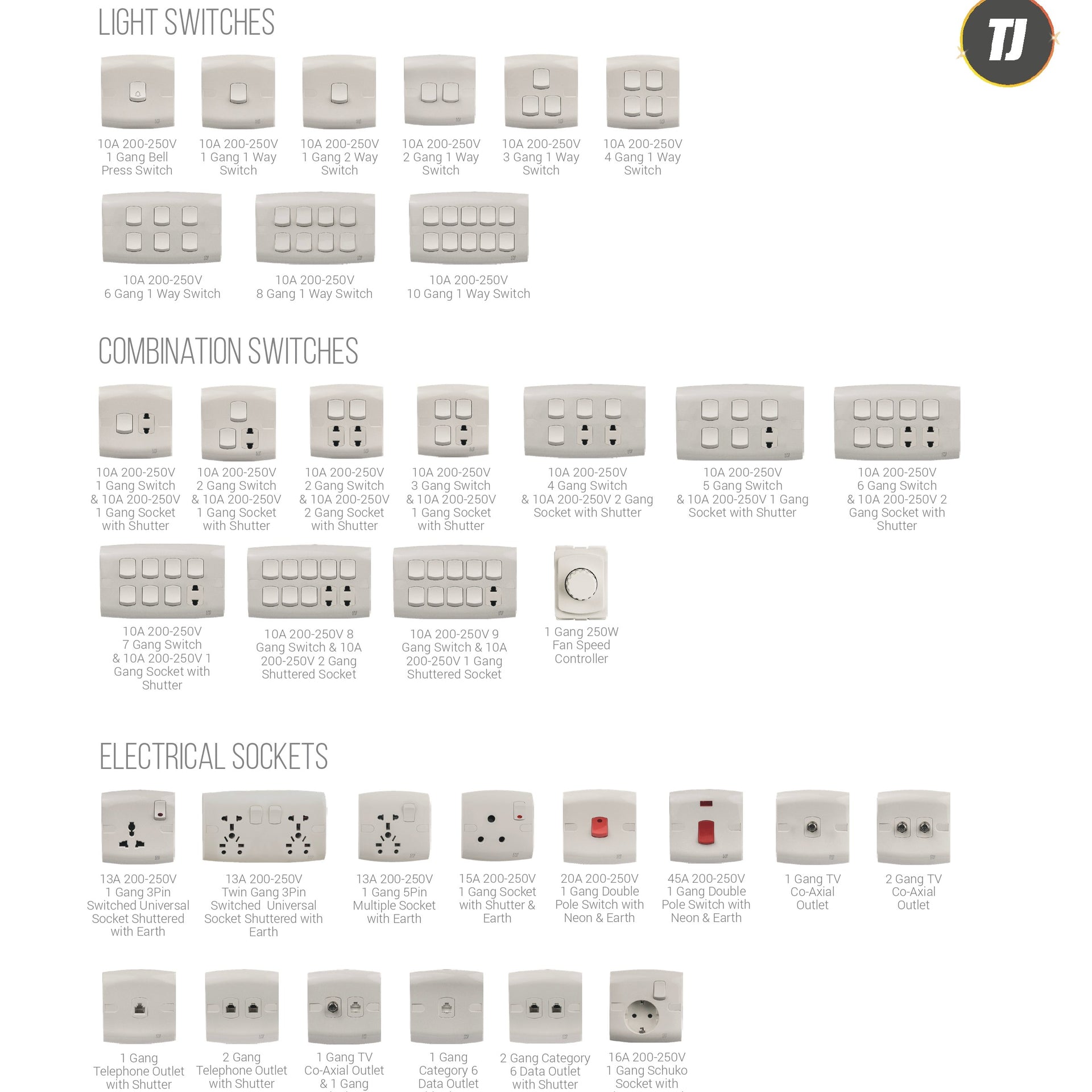 TJ SWITCHES- ST SERIES