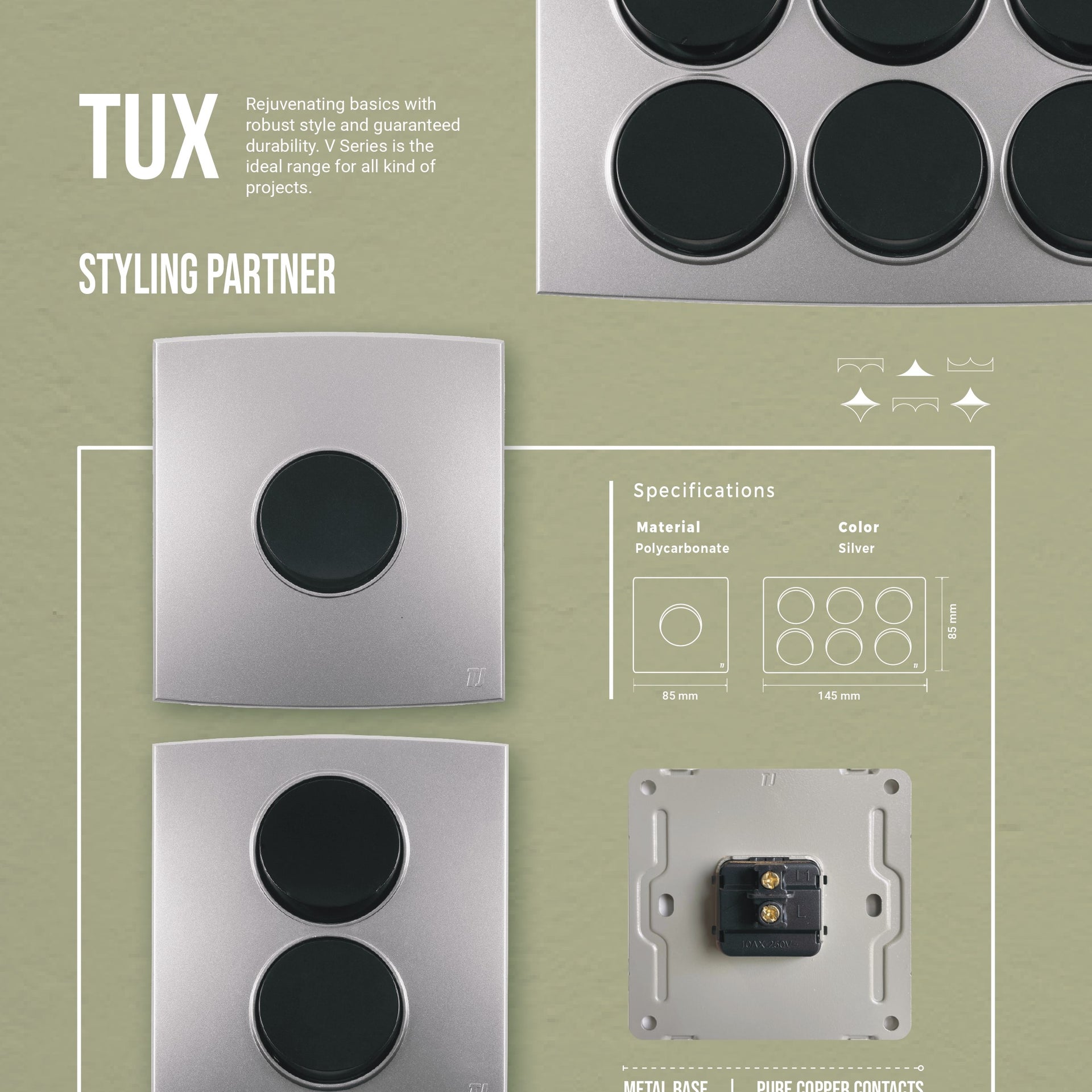 TJ SWITCHES- TUX SERIES