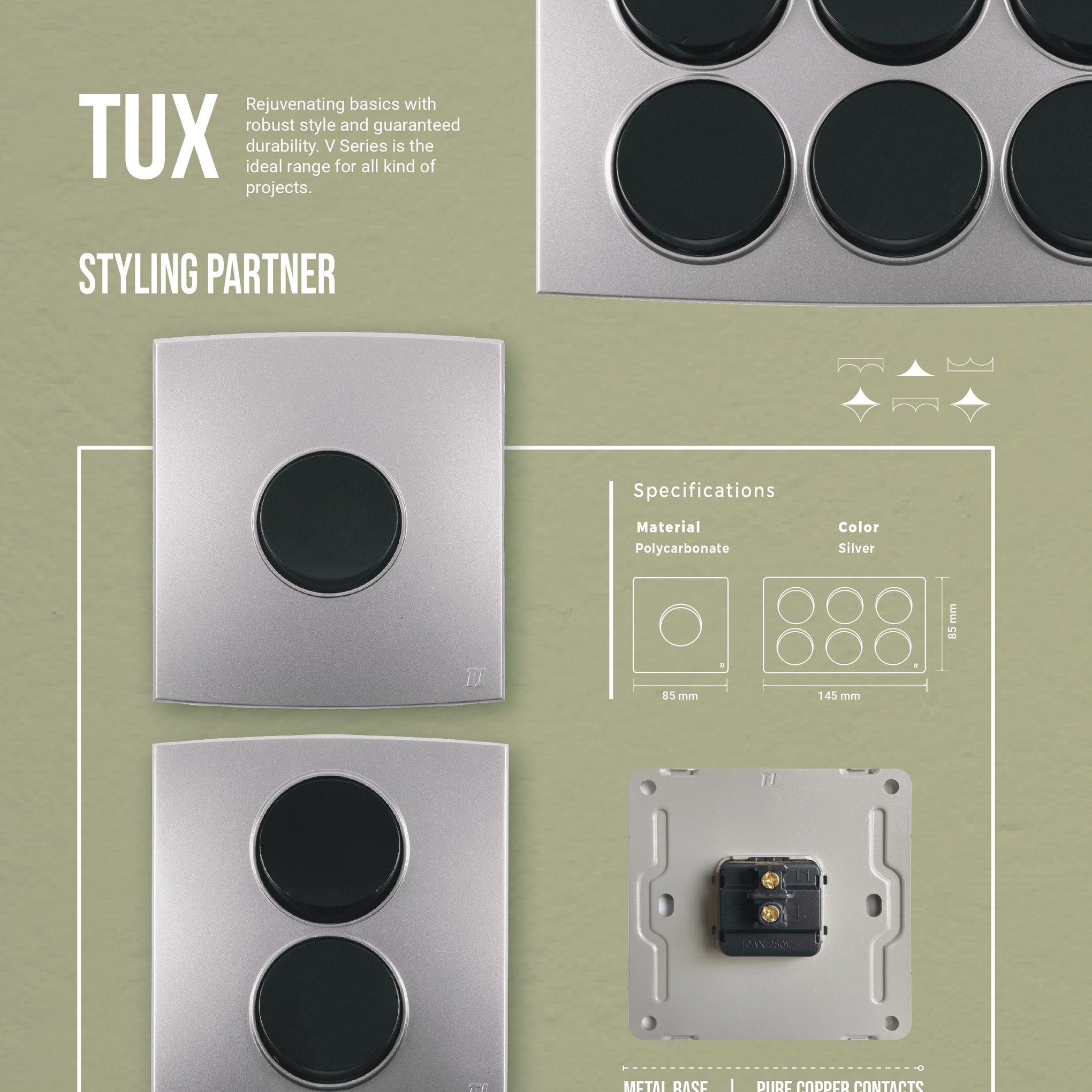 TJ SWITCHES- TUX SERIES