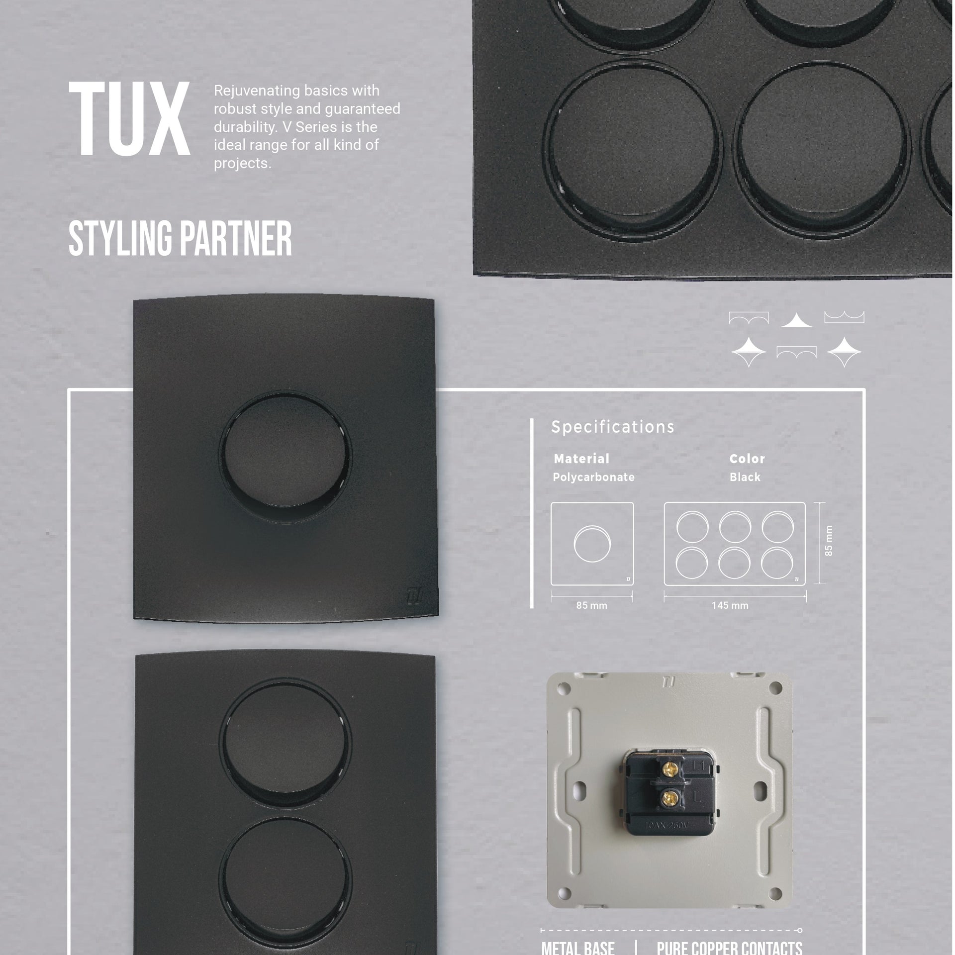 TJ SWITCHES- TUX SERIES