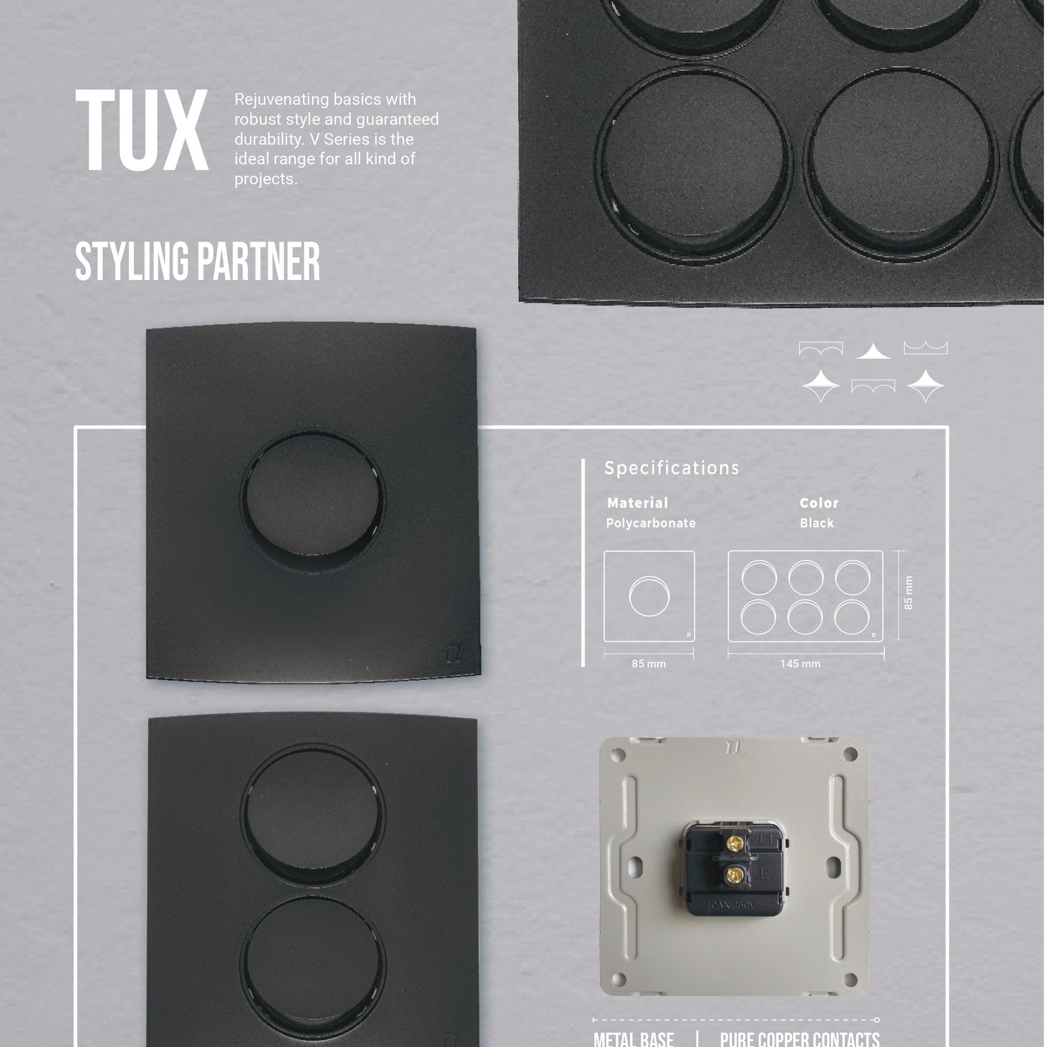 TJ SWITCHES- TUX SERIES