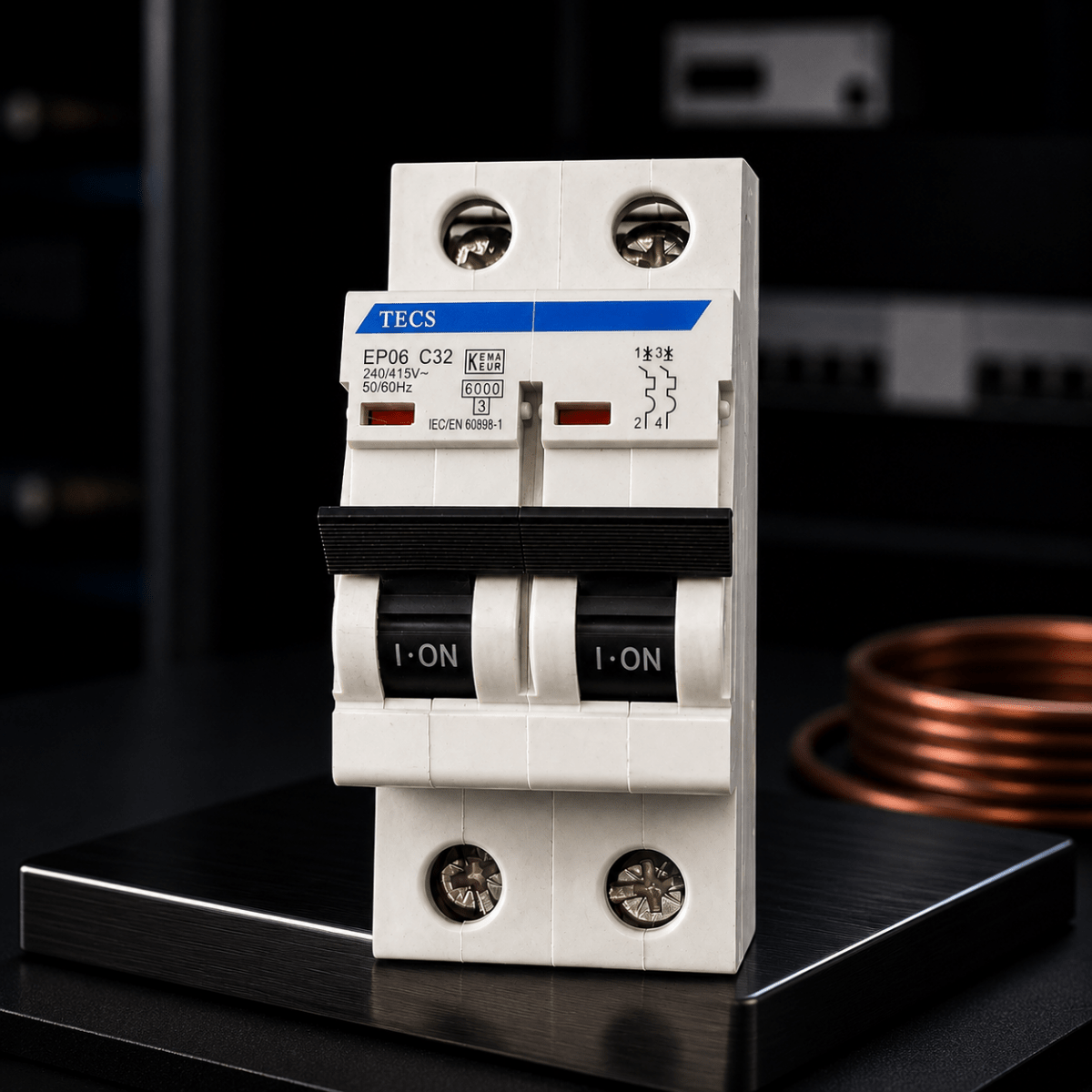 Terasaki 2P 32A 63A AC MCB Circuit Breaker 230/400V - Hijazi Electric and Sanitary