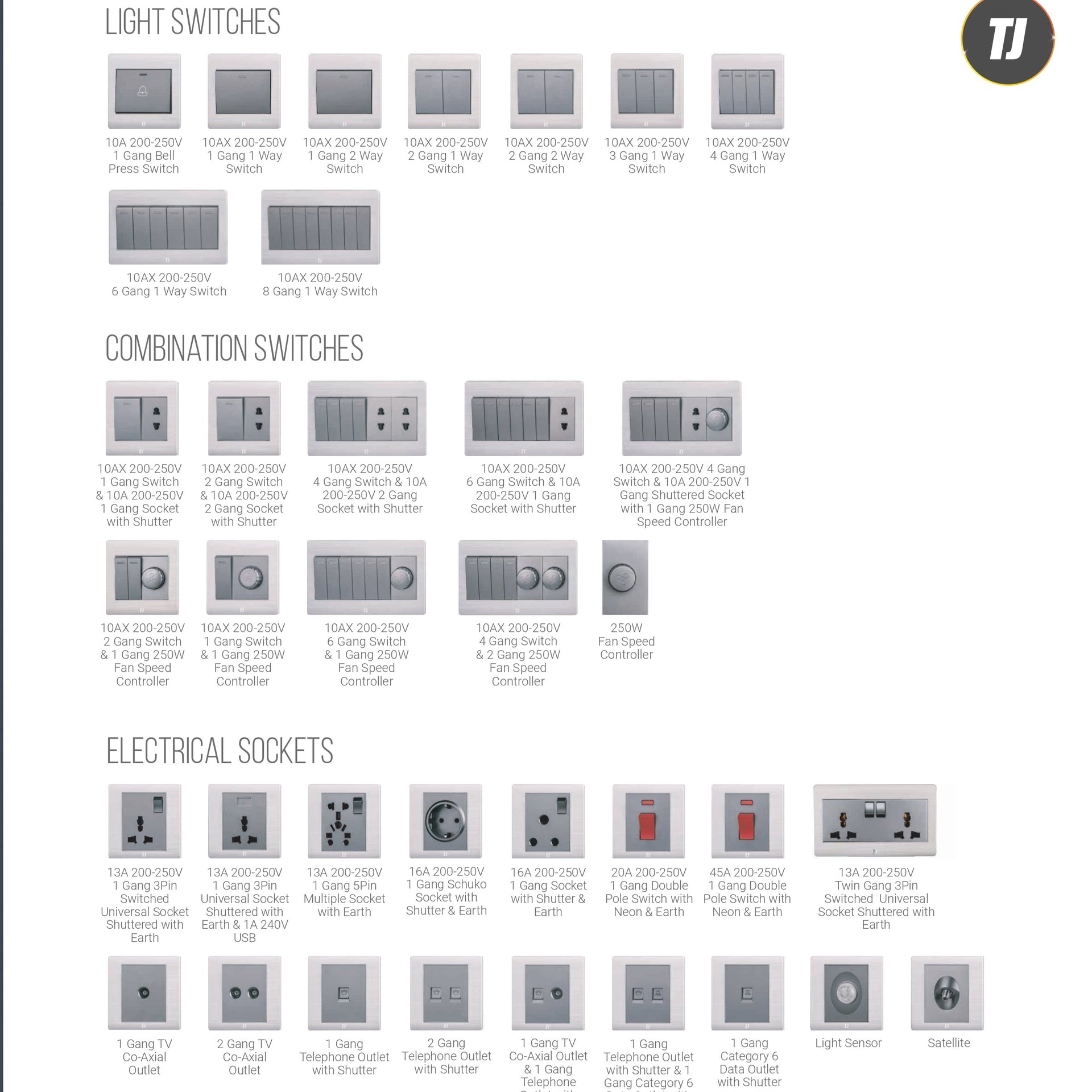 TJ SWITCHES- V5 SERIES